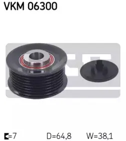 VKM 06300 SKF Механизм свободного хода генератора VKM 06300 SKF Механизм свободного хода генератора
